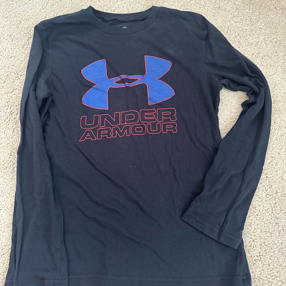 Under Armour Black Long Sleeve Performance Tee
